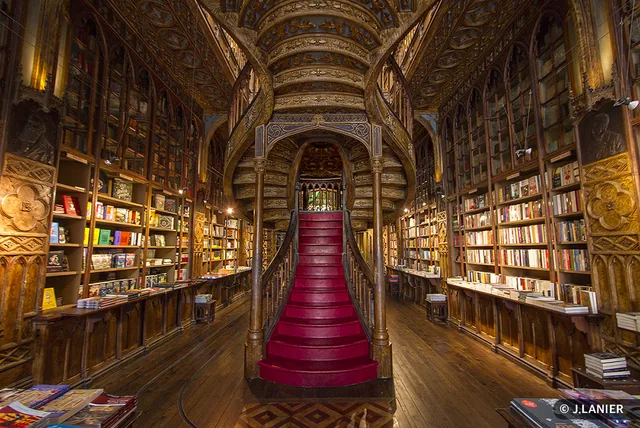 Read a book in the Lello bookstore